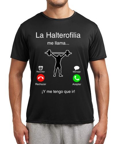 Camiseta deportiva La Halterofilia Me Llama y me tengo que laTostadora - latostadora.com - Modalova