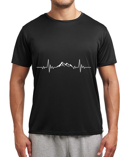 Camiseta deportiva latido del corazón de montaña divertido laTostadora - latostadora.com - Modalova