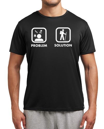 Camiseta Hombre Deportiva Problem Solution Trek laTostadora - latostadora.com - Modalova