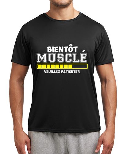 Camiseta deportiva bientot músculo veuillez patienter laTostadora - latostadora.com - Modalova