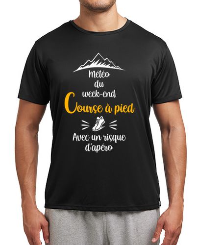 Camiseta Hombre Deportiva humor running fin de semana clima aperi laTostadora - latostadora.com - Modalova