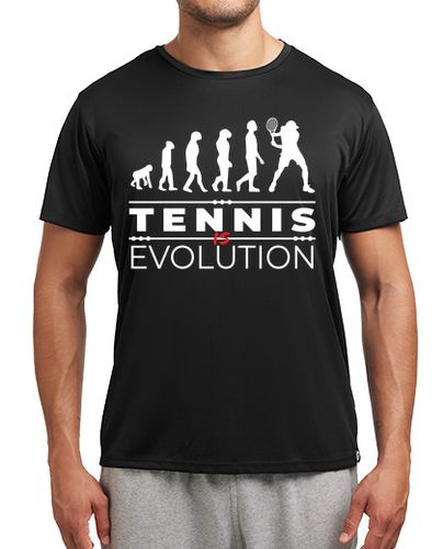 Camiseta deportiva el tenis es evolución mensaje humor laTostadora - latostadora.com - Modalova