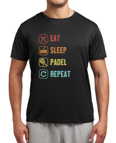 Camiseta comer dormir padel repetir playa padel - latostadora.com - Modalova