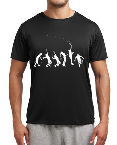 Camiseta Hombre Deportiva tenis evolución jugador deporte raqueta laTostadora - latostadora.com - Modalova