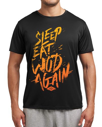 Camiseta deportiva Sleep, Eat, Wod; Again vol. 2 - latostadora.com - Modalova