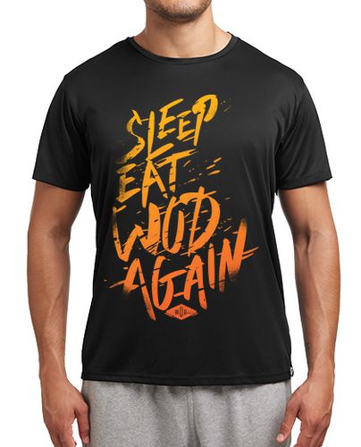 Camiseta deportiva Sleep, Eat, Wod; Again vol. 2 laTostadora - latostadora.com - Modalova