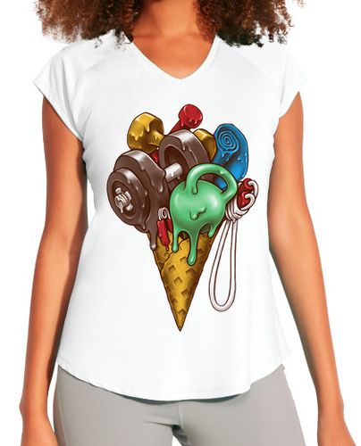 Camiseta deportiva mujer entrenamiento helado - latostadora.com - Modalova