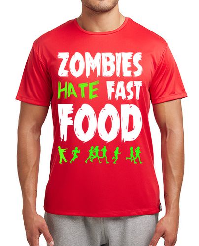 Camiseta deportiva Zombies Hate Fast Food laTostadora - latostadora.com - Modalova