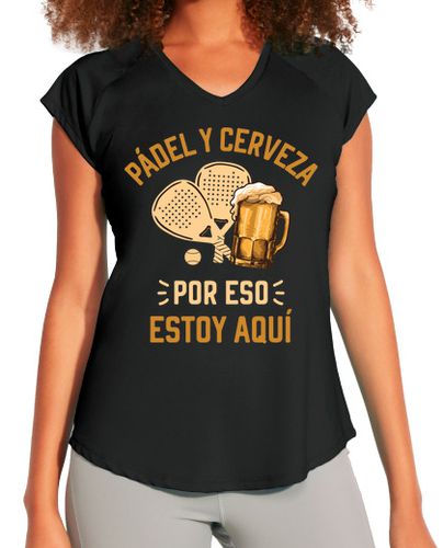 Camiseta deportiva mujer padel y cerveza jugador de padel laTostadora - latostadora.com - Modalova