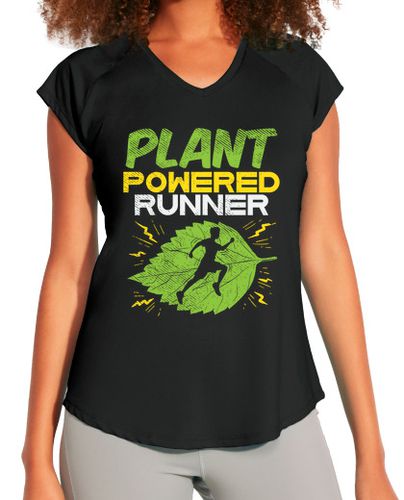 Camiseta Mujer Deportiva corredor alimentado por plantas veganas laTostadora - latostadora.com - Modalova