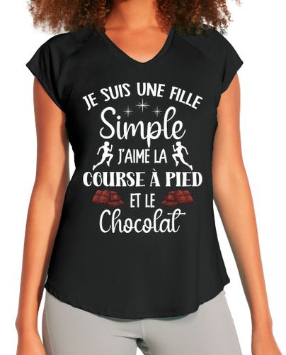 Camiseta deportiva mujer chica de chocolate simple corriendo laTostadora - latostadora.com - Modalova