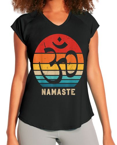 Camiseta Mujer Deportiva yoga fitness namaste graciosas espiritu laTostadora - latostadora.com - Modalova