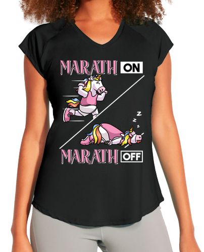 Camiseta mujer corredor de maratón maratonista unicorn - latostadora.com - Modalova