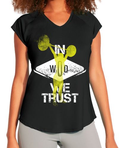 Camiseta deportiva mujer In Wod We Trust - latostadora.com - Modalova