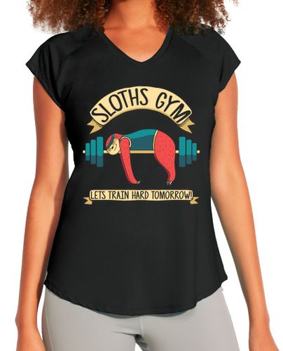 Camiseta Mujer Deportiva sloths gym, perezoso laTostadora - latostadora.com - Modalova