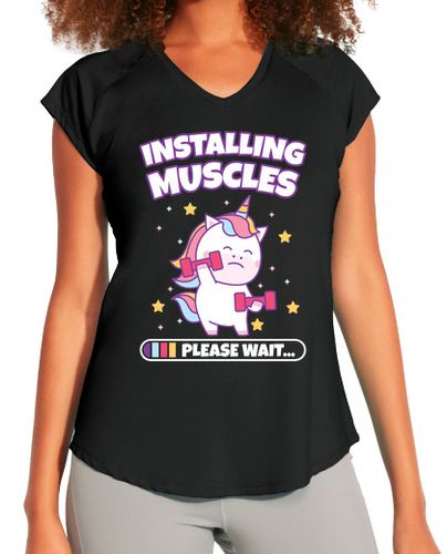Camiseta deportiva mujer unicornio unicornio fitness - latostadora.com - Modalova