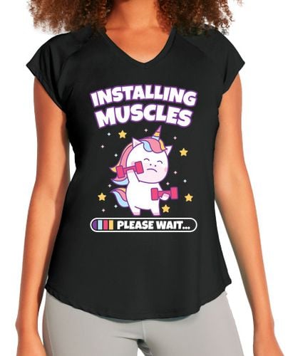 Camiseta Mujer Deportiva unicornio unicornio fitness laTostadora - latostadora.com - Modalova