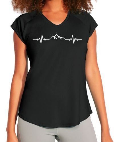 Camiseta deportiva mujer montañas de latidos del corazón - latostadora.com - Modalova