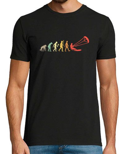 Camiseta idea de regalo de kitesurf de evolución de kitesurf vintage - latostadora.com - Modalova