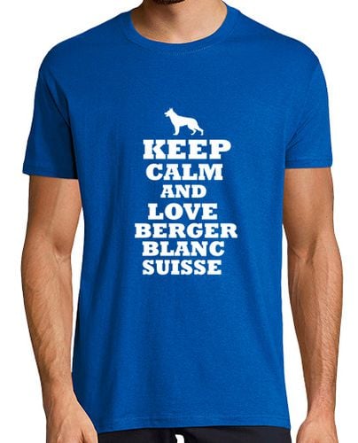 Camiseta Keep calm and love berger blanc suisse - latostadora.com - Modalova