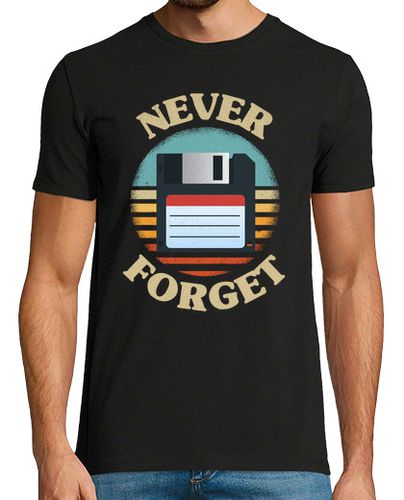 Camiseta disquete retro nunca olvides la nostalg - latostadora.com - Modalova