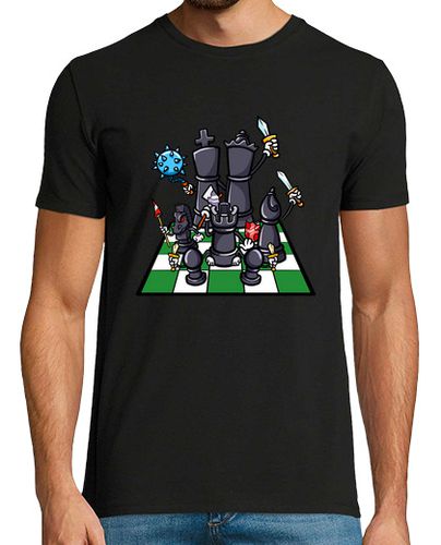 Camiseta Chess Board Chess Pieces Fighter Chess - latostadora.com - Modalova