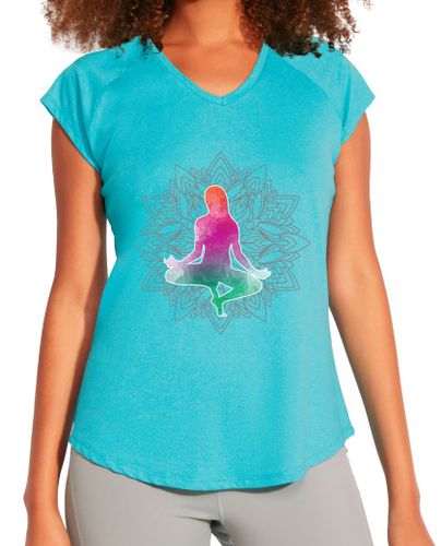 Camiseta deportiva mujer Meditation - latostadora.com - Modalova