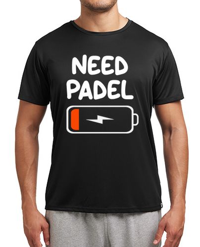 Camiseta necesito padel tenis bateria baja - latostadora.com - Modalova