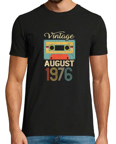 Camiseta vintage agosto de 1976 45 cumpleaños regalo de 45 años - latostadora.com - Modalova