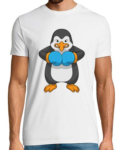 Camiseta pingüino en el boxeo con guantes de box - latostadora.com - Modalova