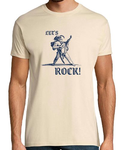 Camiseta Lets Rock Vintage guitar - latostadora.com - Modalova