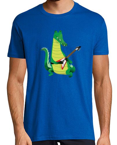 Camiseta roca de cocodrilo en color verde - latostadora.com - Modalova