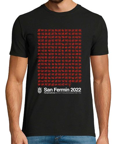 Camiseta San Fermín 2022 camiseta negra chico - latostadora.com - Modalova