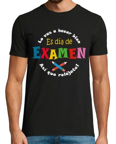 Camiseta Hombre Manga Corta profesor, dia de examen laTostadora - latostadora.com - Modalova