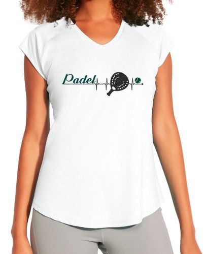 Camiseta deportiva mujer jugando al pádel entrenamiento corazón - latostadora.com - Modalova