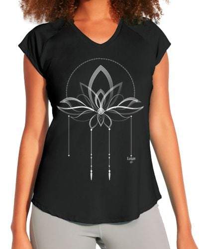 Camiseta Mujer Deportiva flor de loto sagrado laTostadora - latostadora.com - Modalova