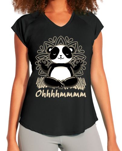 Camiseta deportiva mujer yoga panda meditación qigong gimnasia - latostadora.com - Modalova