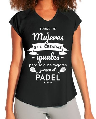 Camiseta Mujer Deportiva Mujeres iguales mejores padel laTostadora - latostadora.com - Modalova