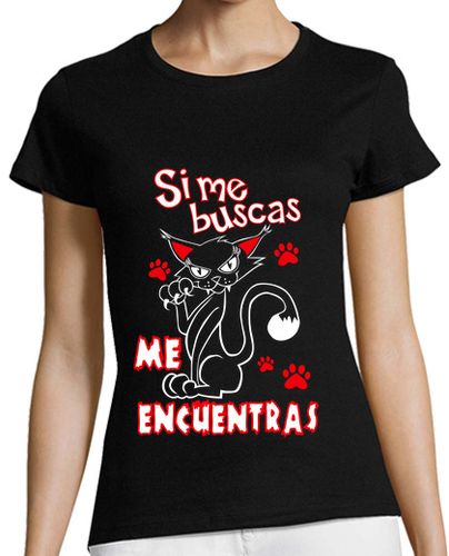 Camiseta Mujer Manga Corta si me buscas chica laTostadora - latostadora.com - Modalova