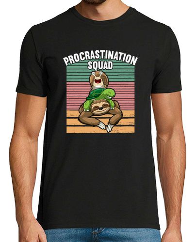 Camiseta escuadrón de procrastinación tortuga perezosa caracol día perezoso - latostadora.com - Modalova