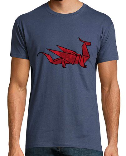 Camiseta Dragón Origami - latostadora.com - Modalova