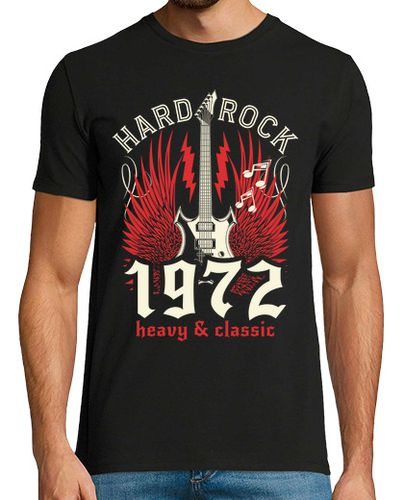 Camiseta Hombre Manga Corta músico de hard rock 50 años cumpleaños laTostadora - latostadora.com - Modalova