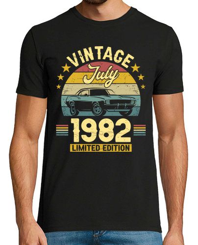 Camiseta Julio 1982 Vintage 40 Años Cumpleaños - latostadora.com - Modalova