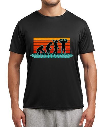 Camiseta Hombre Deportiva Evolución Del Culturismo Musculación Crosfit Gym Deporte Bodybuilding laTostadora - latostadora.com - Modalova