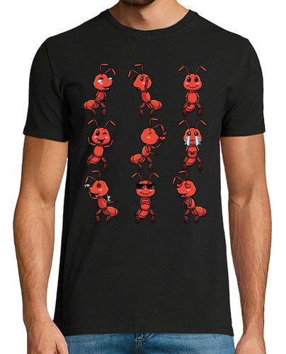 Camiseta Hombre Manga Corta emoticonos de hormiga roja de fuego laTostadora - latostadora.com - Modalova