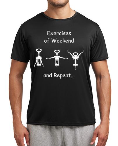 Camiseta Hombre Deportiva Exercises of Weekend laTostadora - latostadora.com - Modalova