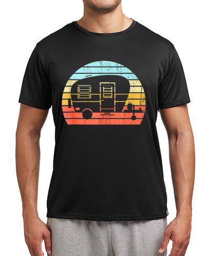 Camiseta deportiva Caravana en el Camping - latostadora.com - Modalova