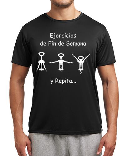 Camiseta deportiva Ejercicios de Fin de Semana - latostadora.com - Modalova