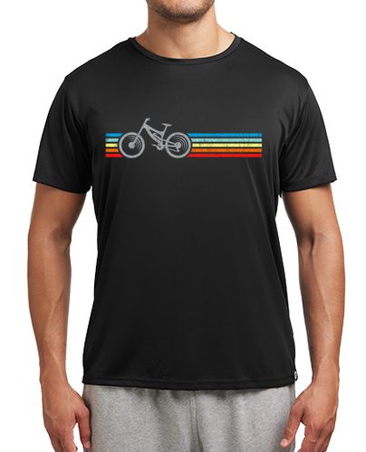 Camiseta Bicicleta de Montaña y Líneas Vintage - latostadora.com - Modalova