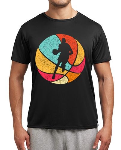 Camiseta deportiva Baloncesto Vintage Silueta Jugador De Basket NBA Basketball laTostadora - latostadora.com - Modalova